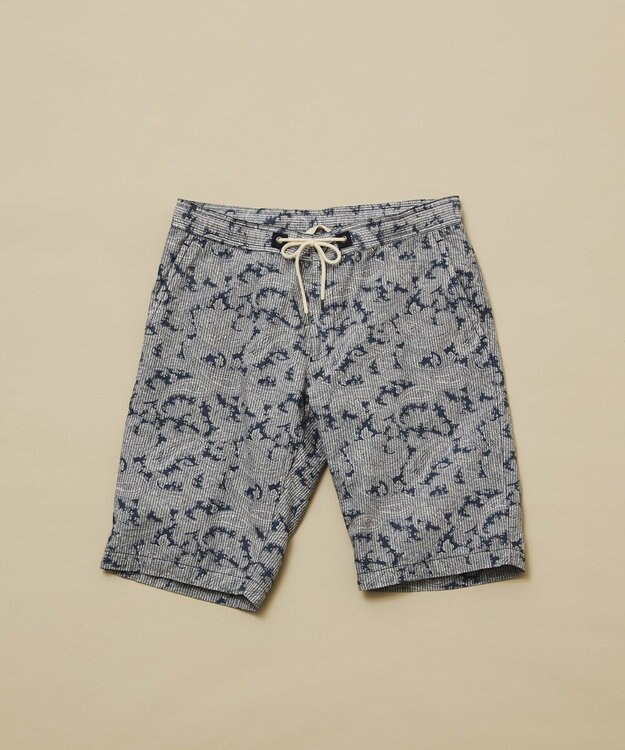 JOSEPH ABBOUD MOUNTAIN 【SPACE】OGアロハペイズリー ハーフパンツ ライトグレー系6