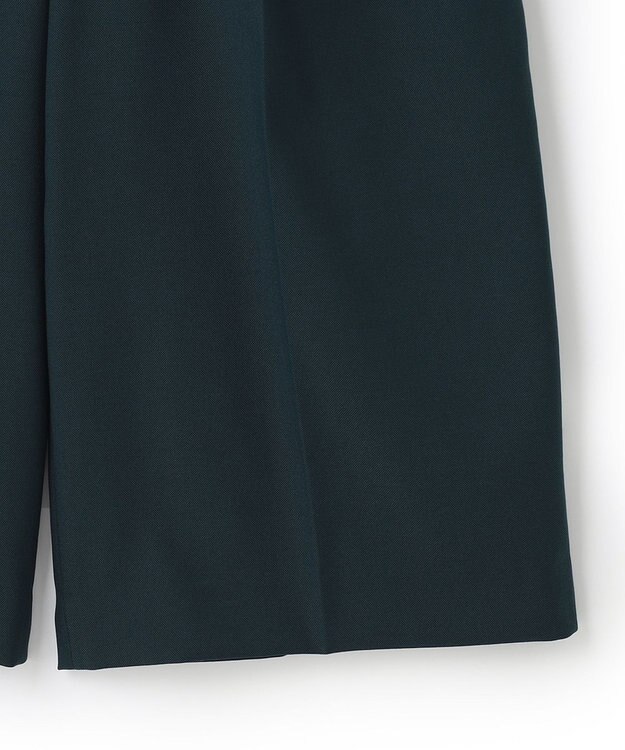 ICB 【洗える】 ウールマットウース ショートパンツ パイングリーン系