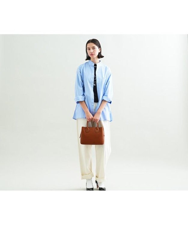 genten ミネルヴァ 手提げバッグ チャ