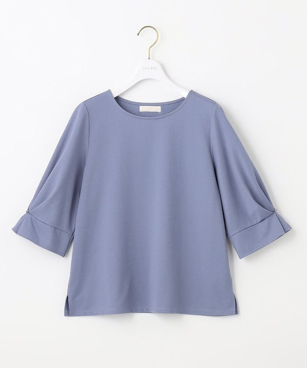 ANY SIS S 【接触冷感・UVカット】サカリバクルーネック プルオーバー ライトブルー