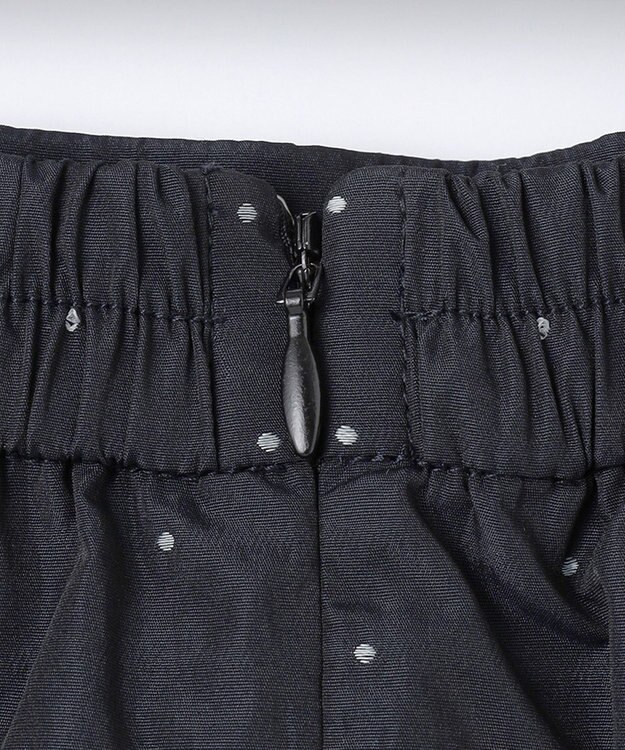 ANY SIS 【洗える】モノトーンドットジャカード スカート ブラック系