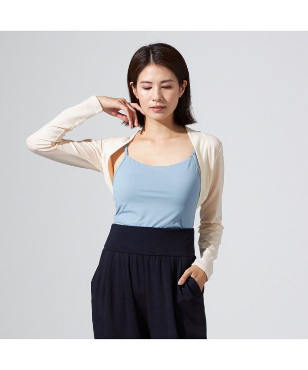 Chacott Chacott BALANCEスキンロングトップ サックスブルー