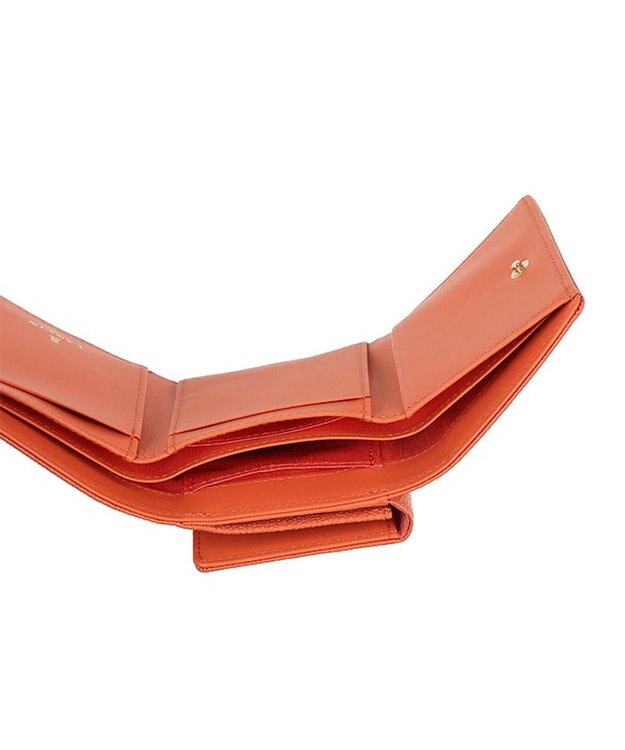 LANVIN en Bleu エルヴィー 三つ折り財布 サーモンピンク