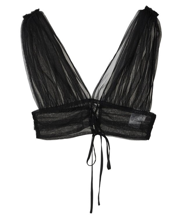 Green Parks ・ＥＬＥＮＣＡＲＥ　ＤＵＥ　バックレースアップビスチェ Black