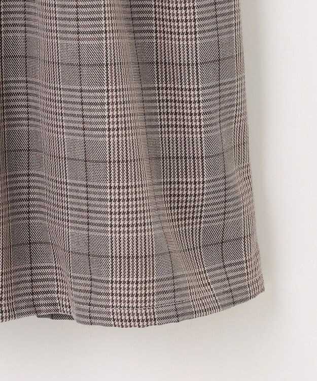 ANY KIDS メロディジャンパースカート ブラウン×チェック