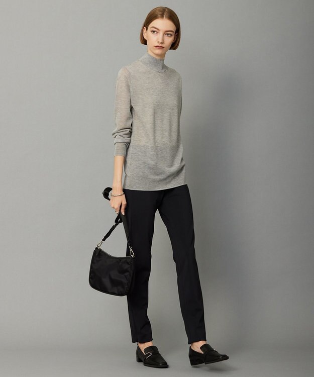 ICB Ｃメタルスクエアトゥー ローファー ブラック系