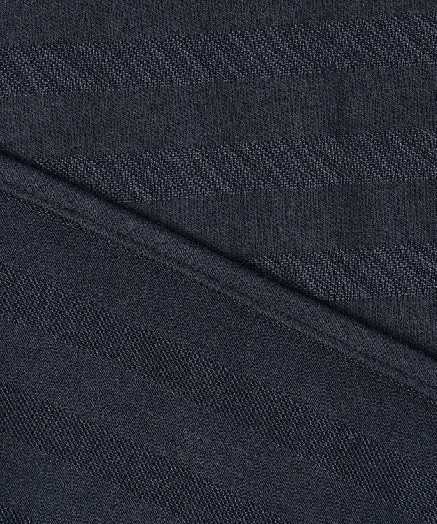 23区GOLF 【WOMEN】ブライトボーダー ポロシャツ 着回し力抜群 1枚で大活躍 高品質 1枚でも◎ ネイビー系