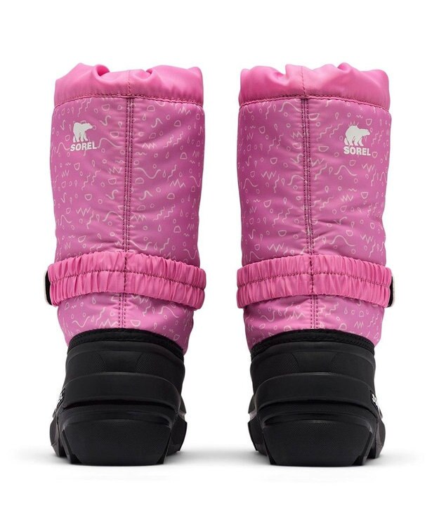 SOREL SOREL/ 【KIDS】ユースフルーリー ブーツプリント /ソレル Orchid、 Black