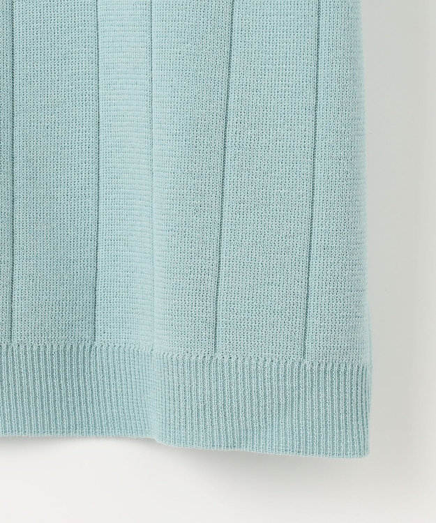 自由区 【洗える・XSサイズあり】ハイツイストコットンアセテート カーディガン ミント系