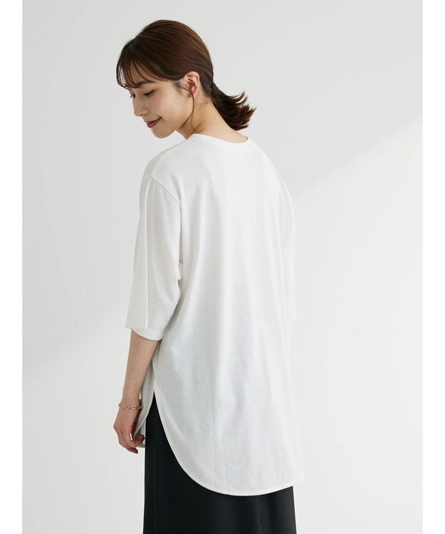 Green Parks ＳＥＴ２点　メッシュベスト＋半袖カットチュニック Ecru