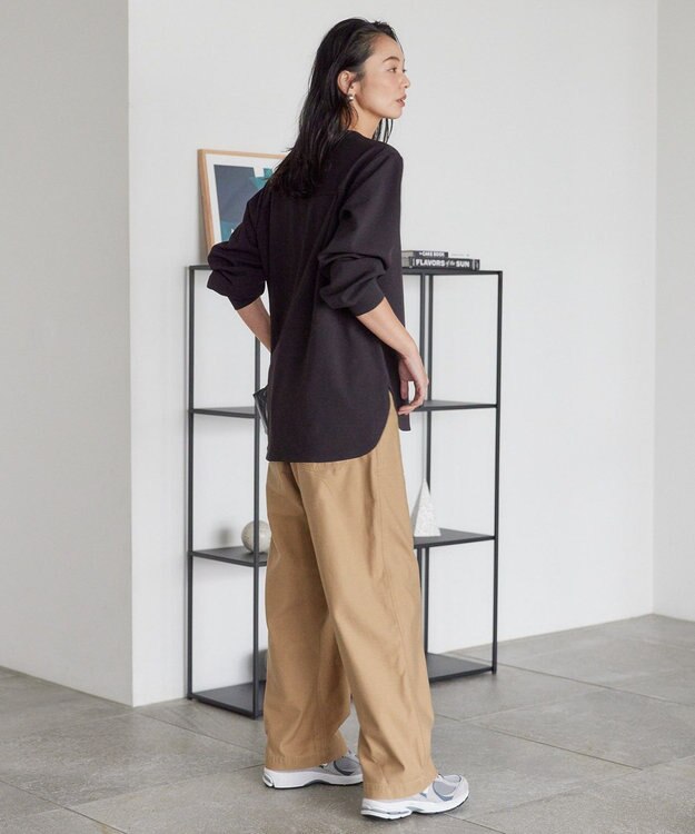 AMERICAN HOLIC バックタックロングプルオーバー Black