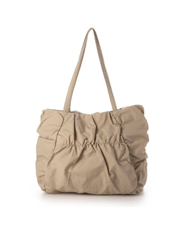 UNBILLION カシュカシュ cachecache / シャーリングトートバッグ ベージュ