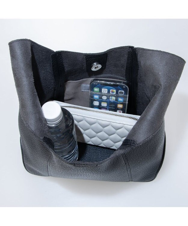 UNBILLION カシュカシュ cachechche / セミPUホーボーバッグＳ ブラック