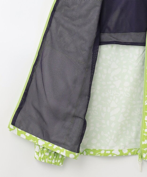 PW CIRCULUS 今が旬！【MEN】【洗える/ストレッチ】アニマルプリント ジップアップ フーデッド ブルゾン ライム系5