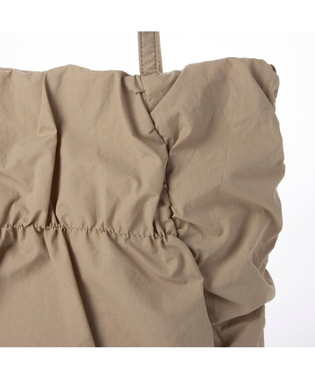 UNBILLION カシュカシュ cachecache / シャーリングトートバッグ ベージュ