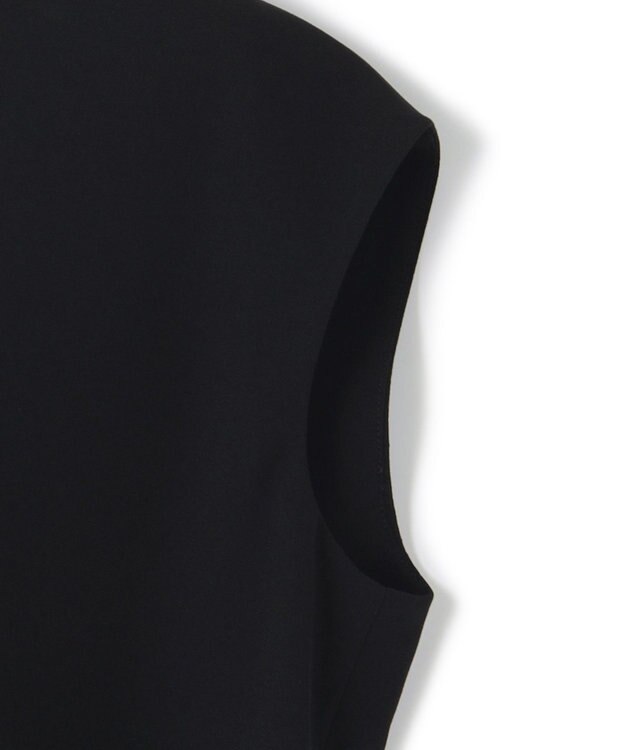 BEIGE， 【L-size】CINDY / Vネックドレス Black