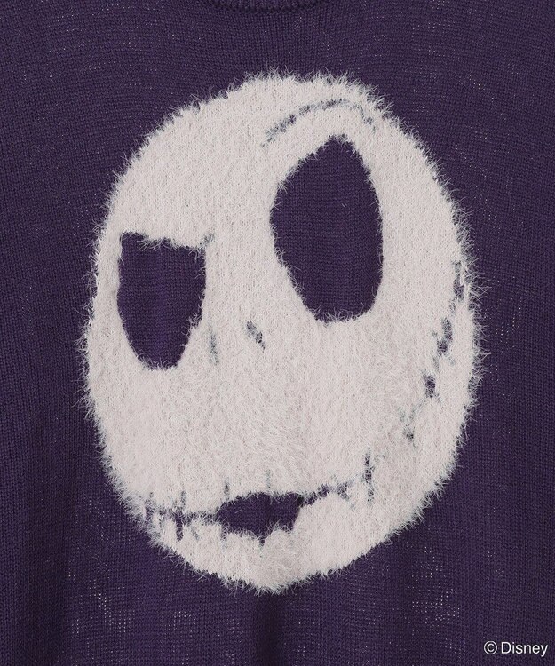 Green Parks ナイトメア／フェイスジャガードニットプルオーバー Purple