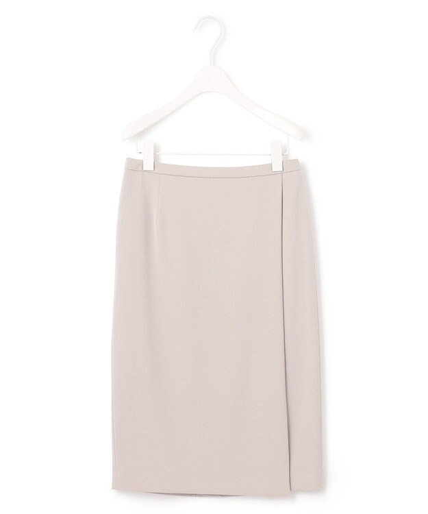 ICB  【新色追加・防シワ・速乾・洗える】Fied ラップ風スカート グレージュ系