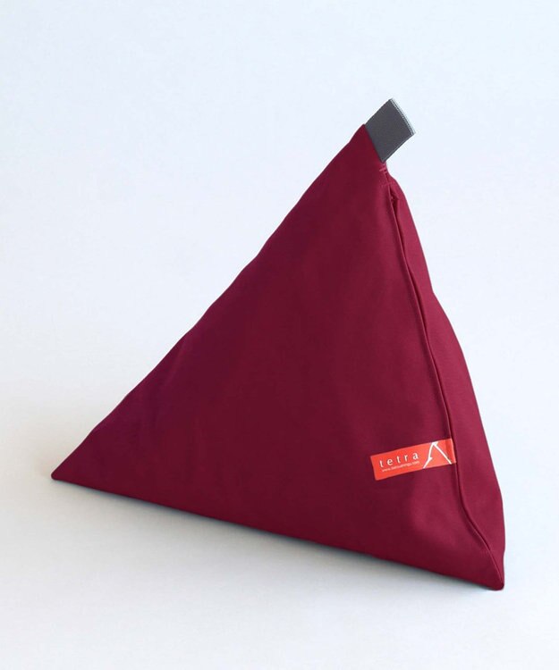 ビーズクッション tetra 8号帆布 ビーズクッション（ミニサイズ） えんじ