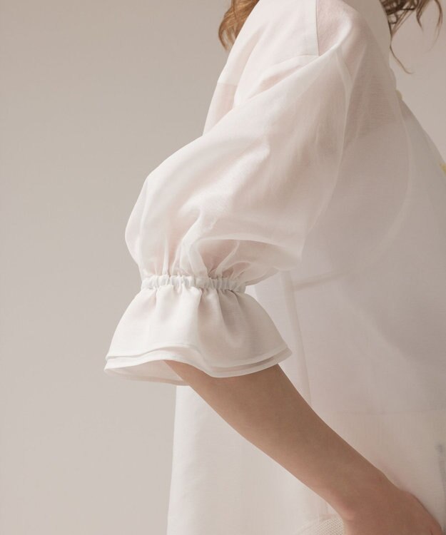 GRACE CONTINENTAL ドルマンシャツ ホワイト