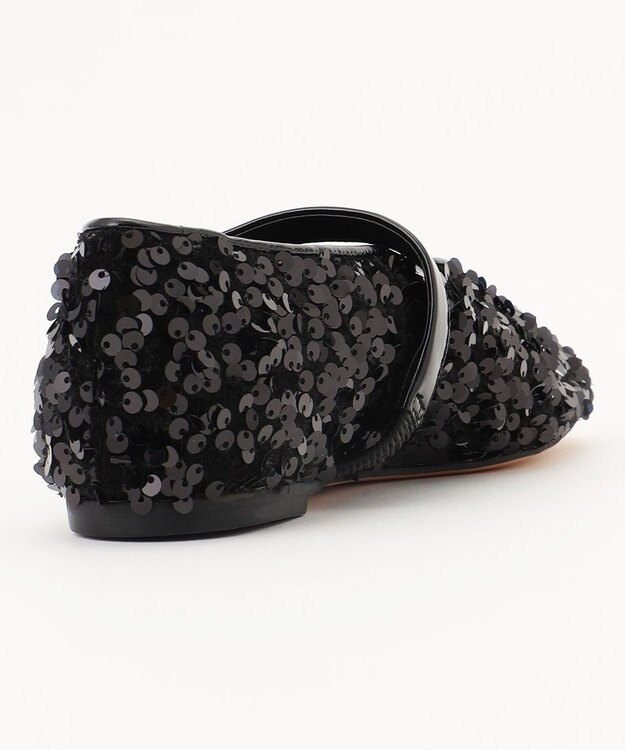 BEIGE， 【好評につき追加生産決定！・一部店舗限定】HENRI EN VARGO / MATHILDE スパンコールメリージェーン Black