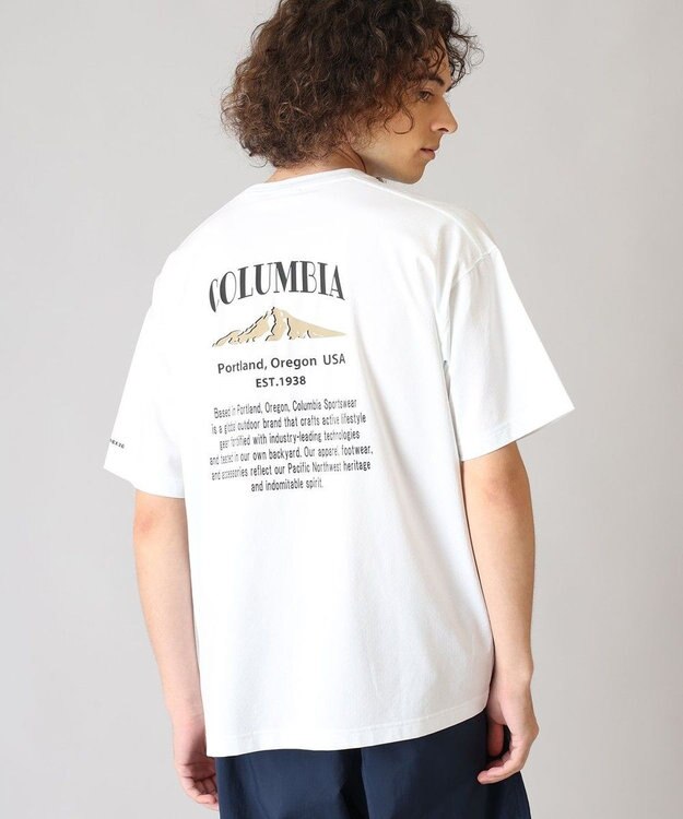 Columbia Columbia/ コールドベイダッシュショートスリーブTシャツ /コロンビア White Back Print