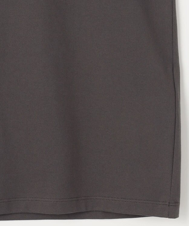 自由区 【洗える】長袖ロゴ Tシャツ グレー系