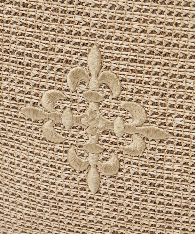 russet スリム2WAYトートバッグ <ナイロンラフィア>(CE-1717-WEB) Ivory