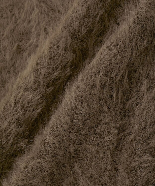 Green Parks 楽ちんシャギーＩラインスカート Brown