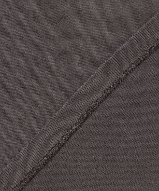 自由区 【洗える】長袖ロゴ Tシャツ グレー系