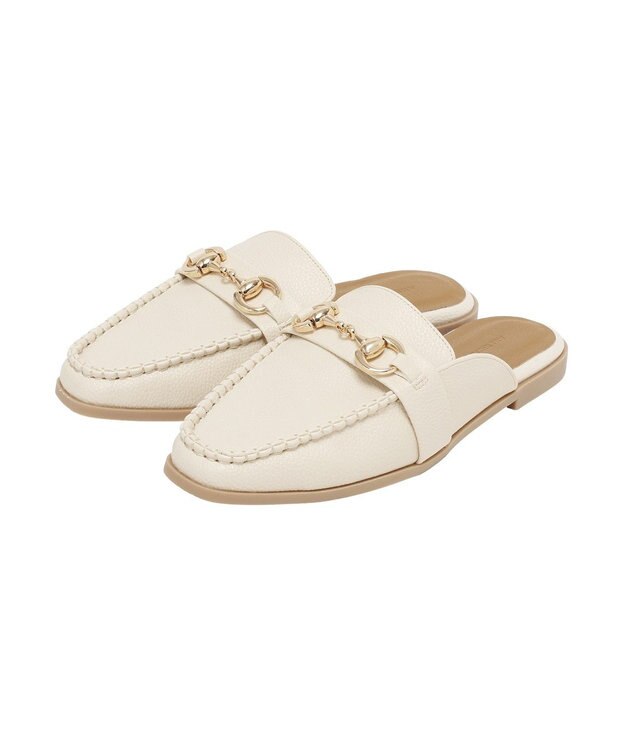 AMERICAN HOLIC ビットミュールローファー Ivory