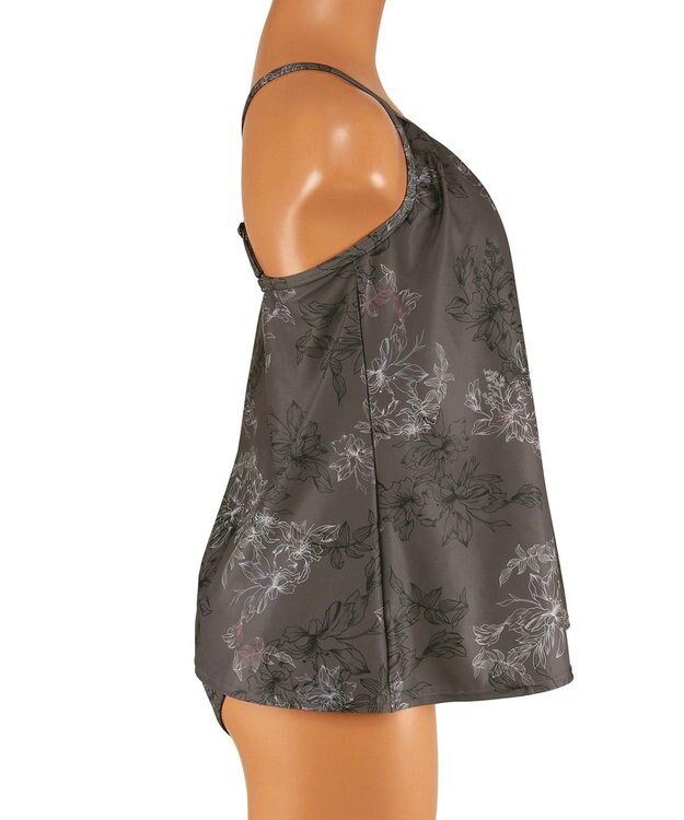 San-ai Resort（三愛水着楽園） タンキニ３点セット　13L　【San-ai Resort（サンアイリゾート）】 チャコールグレー