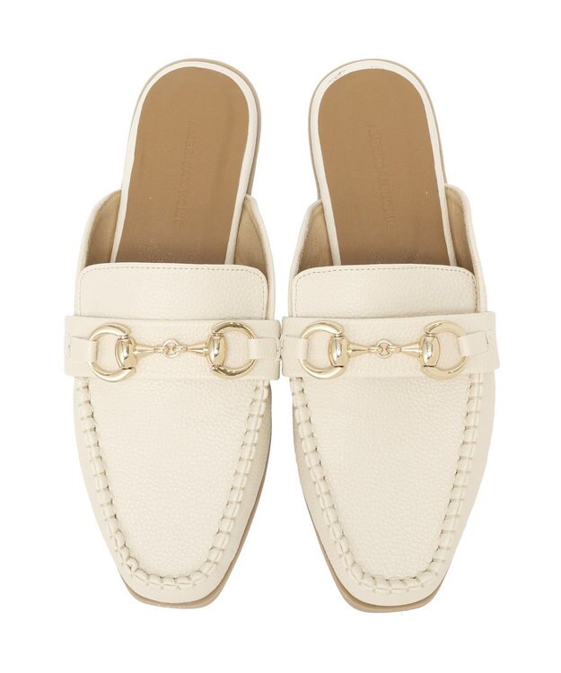AMERICAN HOLIC ビットミュールローファー Ivory