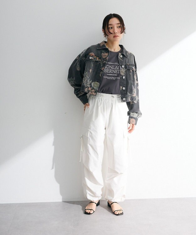 Green Parks ＢＰ　フェミニンロゴレギュラーＴシャツ Charcoal Gray