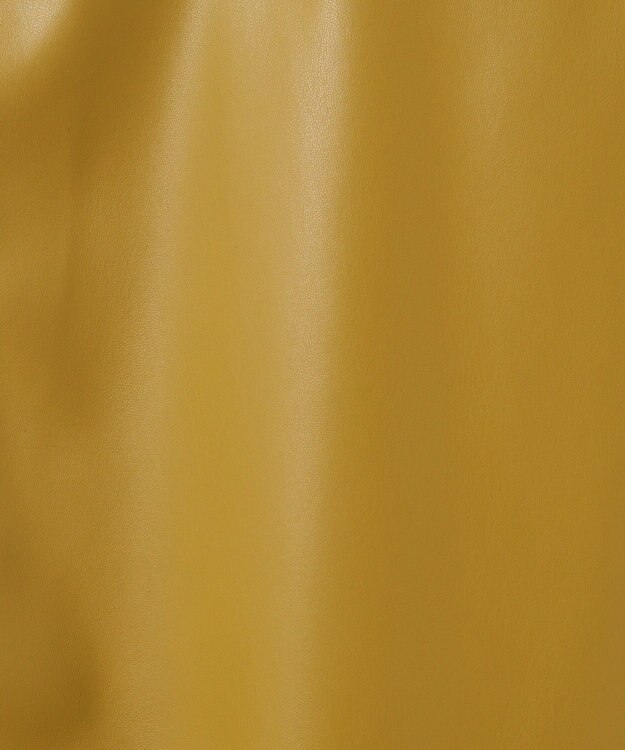 Green Parks フェイクレザーＶネックベスト Lime Green