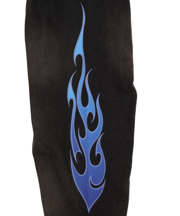 WEGO 【ユニセックス着用ITEM】フレイムグラフィックBIGT（LS） ブラック