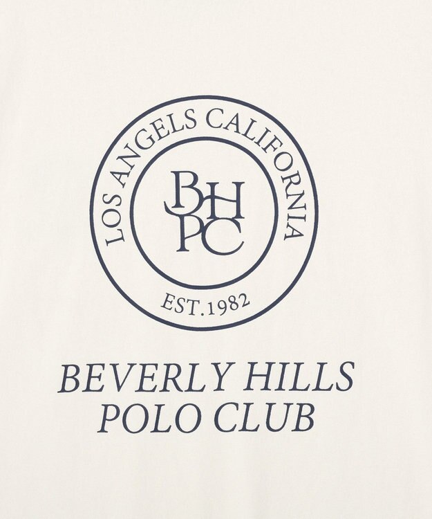 AMERICAN HOLIC 【BEVERLY HILLS POLO CLUB】バックプリントTシャツ Off White