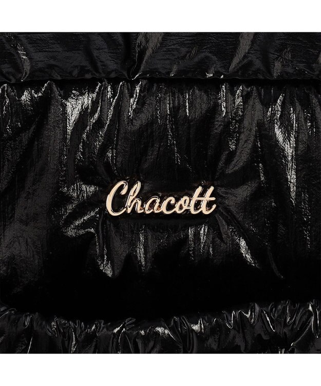 Chacott リボンチャームトートバッグ ブラック