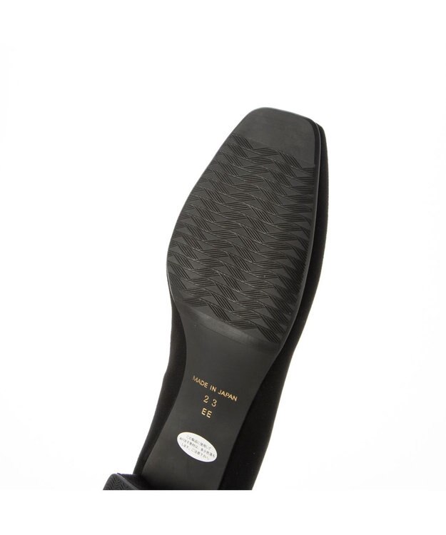 Riz raffinee <Riz raffinee>【レイン対応】リボンパンプス ブラックスエード