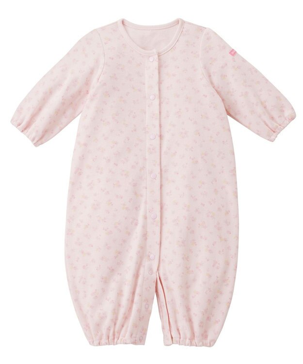 MIKI HOUSE HOT BISCUITS 出産準備セット 通年用(総柄) ピンク