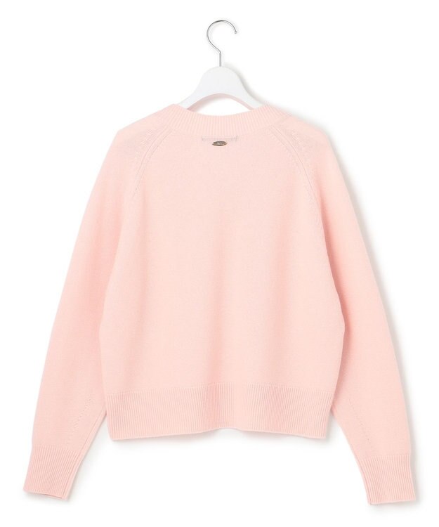 23区 【Oggi2月号掲載/洗える】ウールカシミヤ Vネック ニット ピンク系