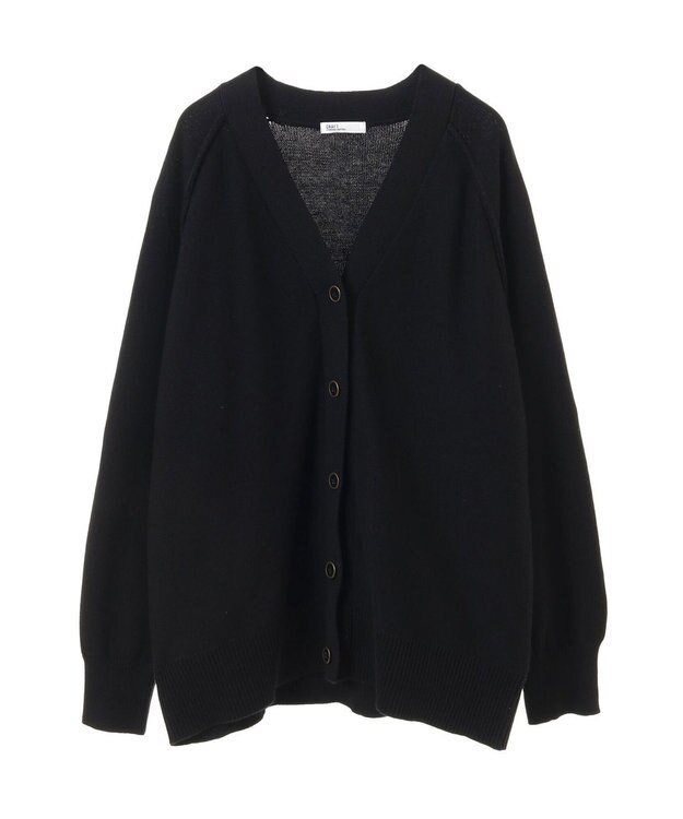 CRAFT STANDARD BOUTIQUE アウトリンキングニットカーディガン Black
