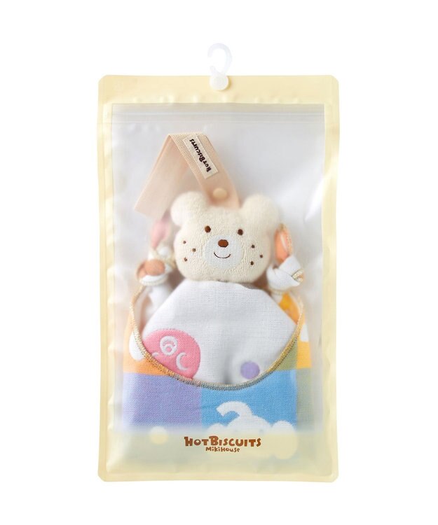 MIKI HOUSE HOT BISCUITS 6重織ガーゼ　マスコットラトル マルチカラー