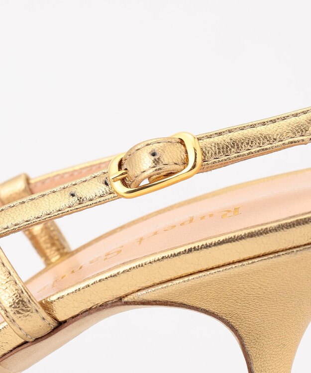 GRACE CONTINENTAL Rupert Sandersonバックストラップヒール ゴールド