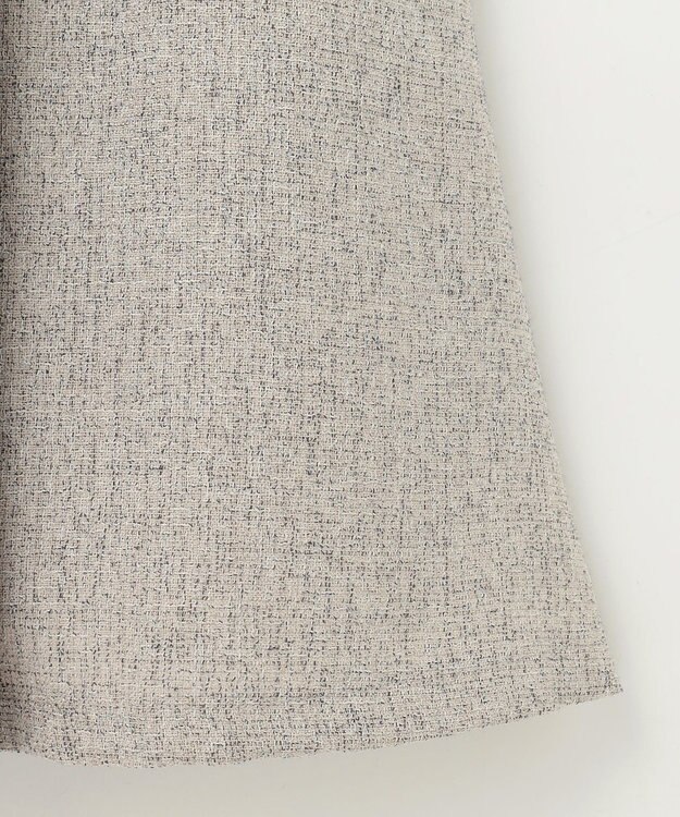 ANY SIS 【洗える】ツイーディマーメイド ジャンパースカート アイボリー