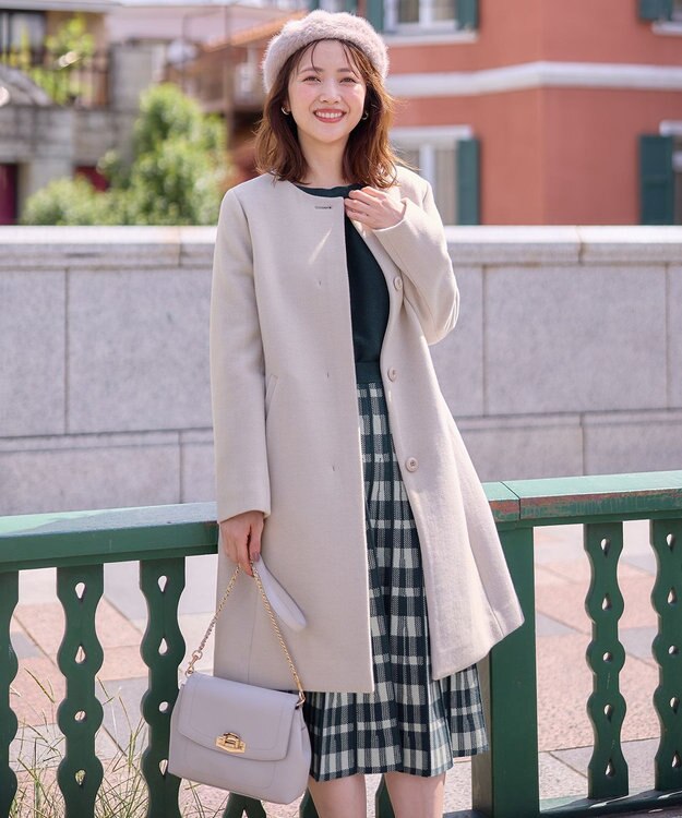 ANY SIS アンゴラミックス ベレー帽 ベージュ