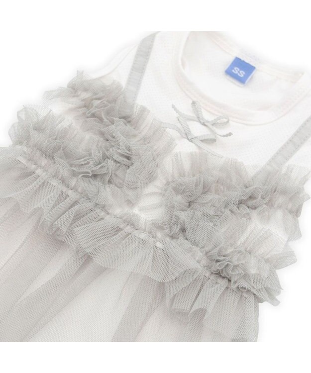 PET PARADISE ペットパラダイス チュール タンクトップ 《グレー》 小型犬 グレー