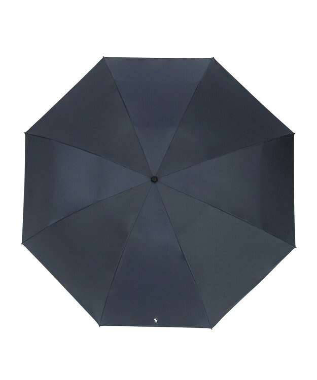 MOONBAT 【軽量/大きめ】POLO RALPH LAUREN 遮光 晴雨兼用 折りたたみ日傘 ワンポイント ポロポニー 60cm ディープブルー