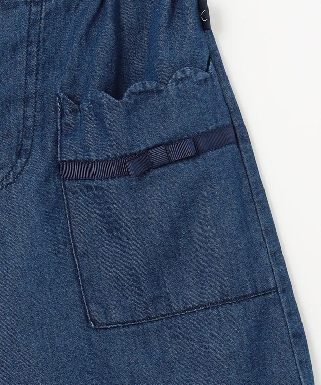 組曲 KIDS 【110-140㎝】デニム ショートパンツ インディゴ系