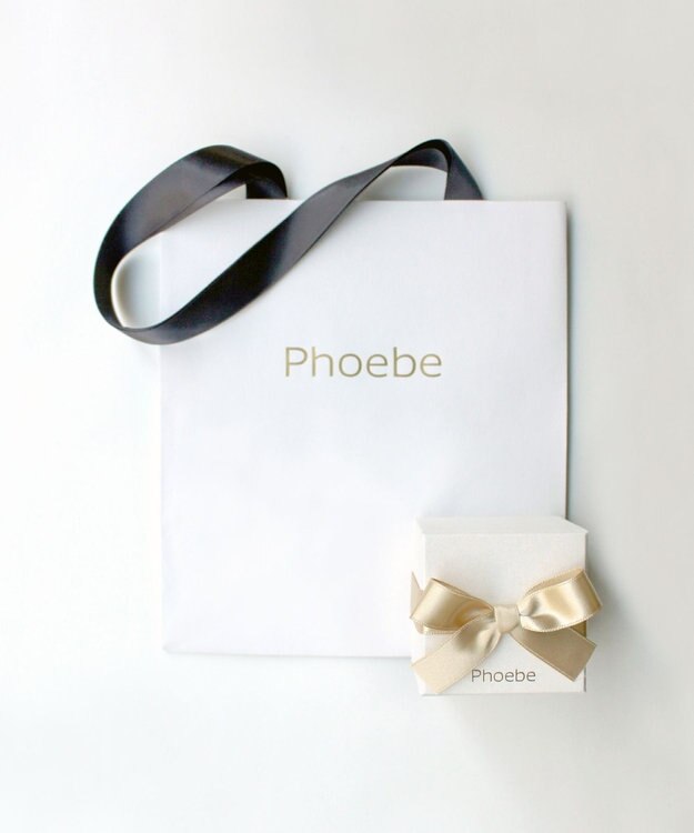 Phoebe 【数量限定】クロスネックレス&ビジューフートピアスセット/BOX&ショッパー付き ゴールド